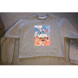Custom Vans Cropped Crewneck